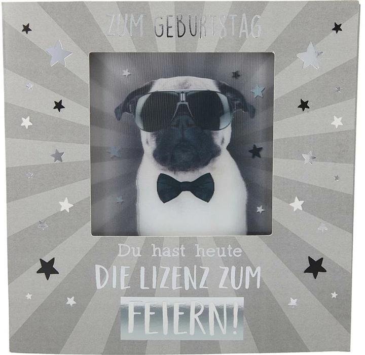 Depesche Musikkarte mit Licht Du hast heute die Lizenz zum Feiern (1 Stk.)
