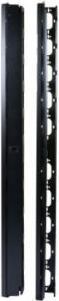 Immagine prodotto Ekivalan 48,30 cm (19") Gestione cavi verticale, metallo, 42 U, nero
