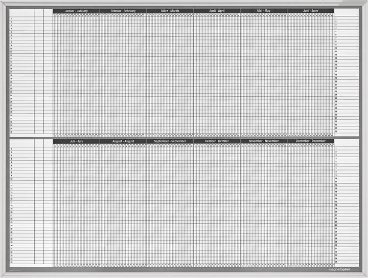 Image du produit Magnetoplan Planificateur d'activités & de vacances, semaine de 7 jours (120 x 90 cm)
