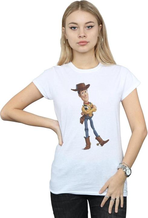 Actual product image Disney Womens/Ladies Toy Story 4 Sherrif Woody Cotton T-Shirt (XL)