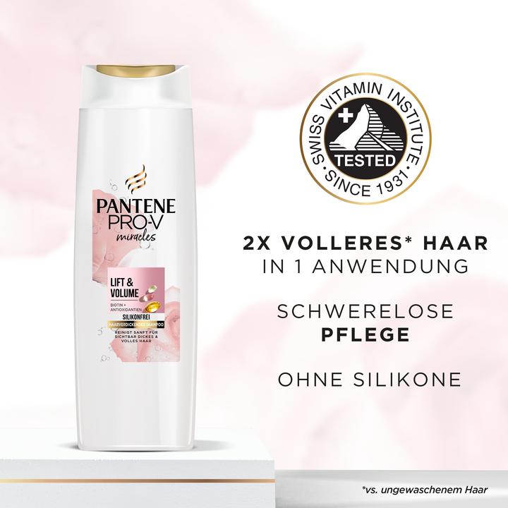 Produktbild Pantene Miracles Lift & Volume (250 ml, Flüssiges Shampoo)