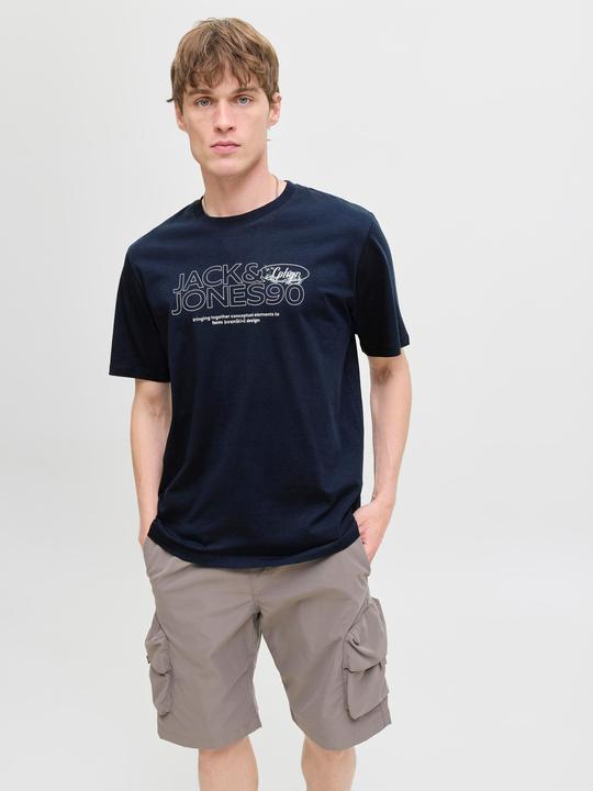 Actual product image Jack & Jones Gedruckt Rundhalsausschnitt T-shirt T-shirt (XXL)