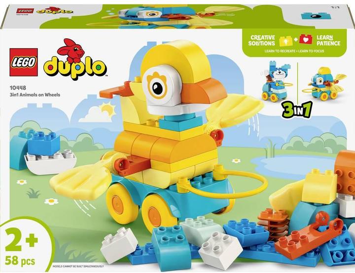 Produktbild LEGO 10448 ® DUPLO® Tiere auf Rädern 3-in-1-Set (10448)