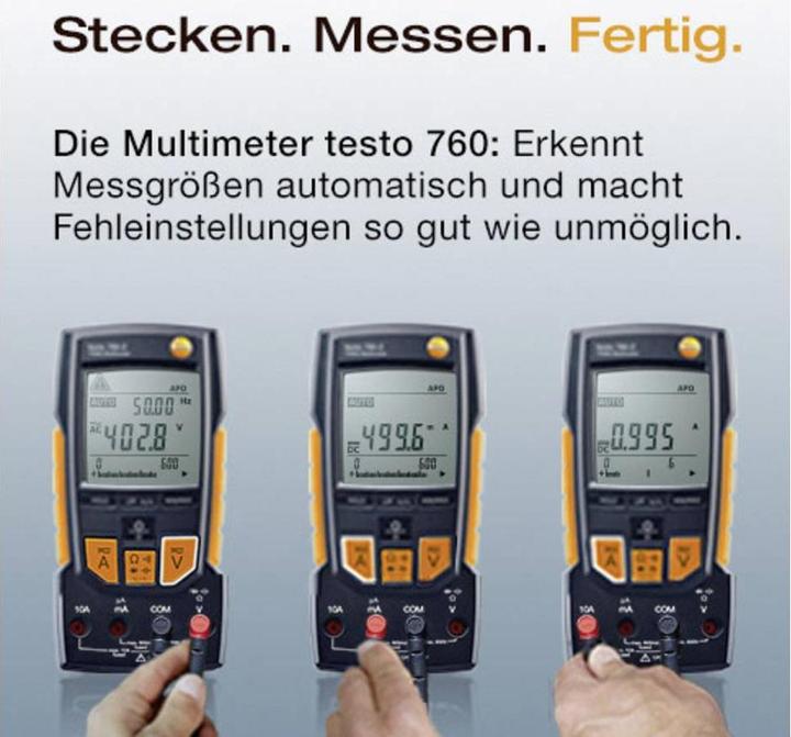 Produktbild Testo Digital-Multimeter 760-2 (CAT III 1000V, CAT IV 600V)