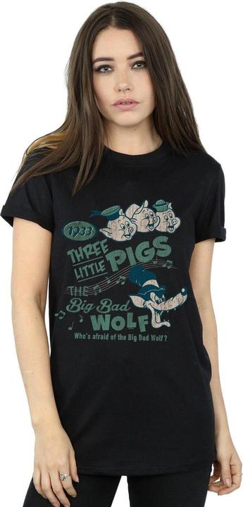 Immagine prodotto Disney Three Little Pigs Who's Afraid Of The Big Bad Wolf Maglietta Ampia Donna (3XL)