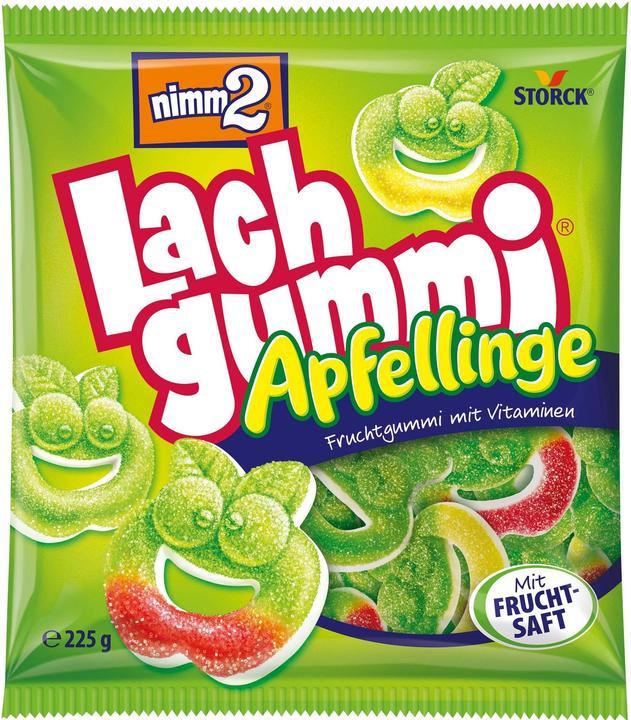Produktbild nimm2 Lachgummi Apfellinge (1 Stk., 225 g)