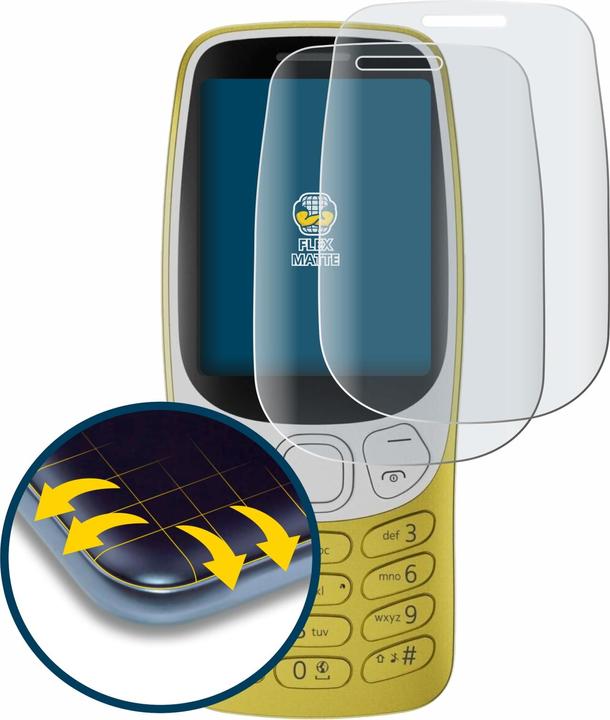 Actual product image BROTECT Full-Screen Protector Matte (2 Piece, Nokia 3210)