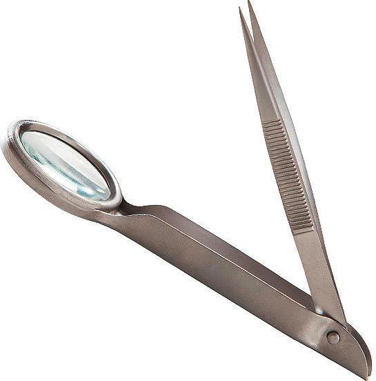 Image du produit Nippes Pincette avec loupe