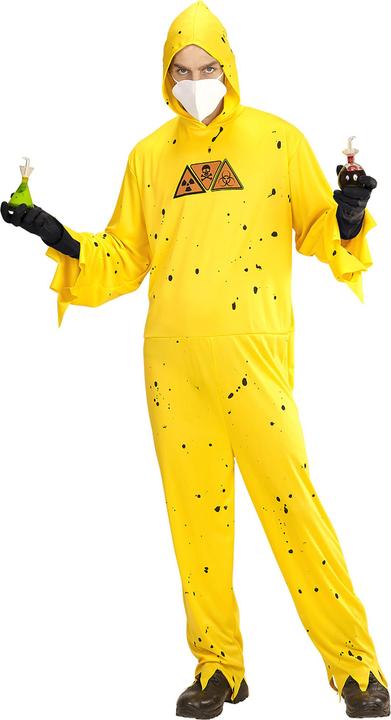 Produktbild Widmann Toxic Hazard Kostüm mit Overall mit Kapuze, Handschuhe, Maske (M, L, XL)