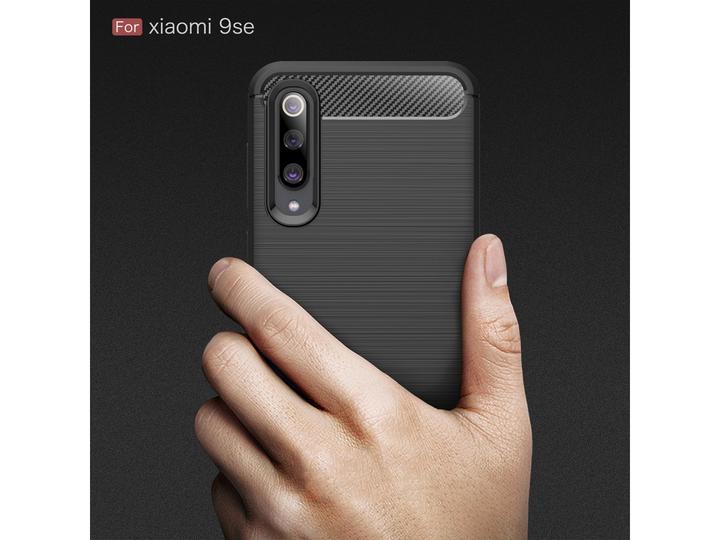 Produktbild Screenguard Xiaomi Mi 9 SE Hülle Carbon Brushed Soft TPU (Xiaomi Mi 9 SE)
