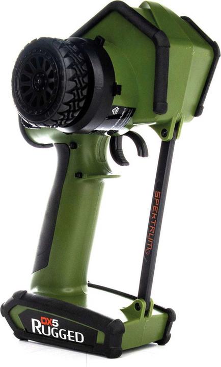 Actual product image Spektrum DX5 Rugged green 5 channel solo transmitter