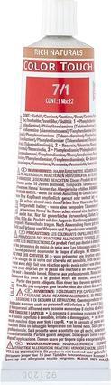 Actual product image Wella Color Touch (7/1 medium blond ash)