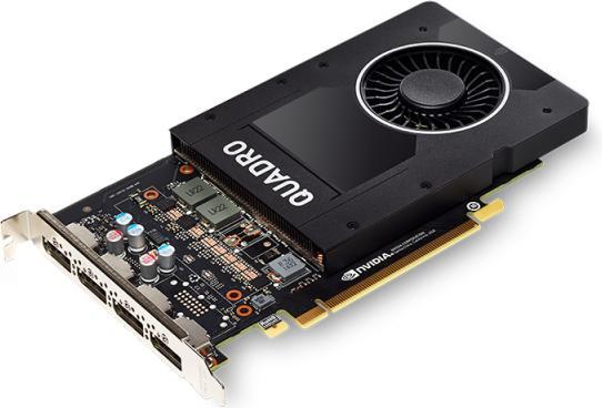 Produktbild PNY VCQP2000BLK-1 Grafikkarte NVIDIA Quadro P2000 GDDR5 (5 GB)