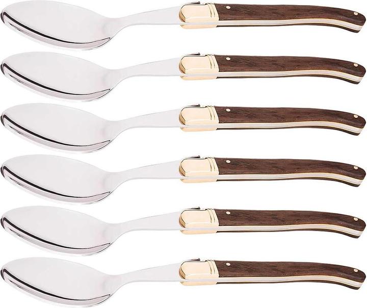 Laguiole Eetlepel set van 6 (6 Stuk, Eetstokjes)