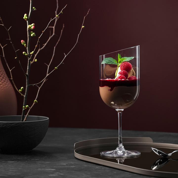 Actual product image Villeroy & Boch Red wine goblet, set of 4 NewMoon (30 cl, 4 Glasses, Red wine glasses)
