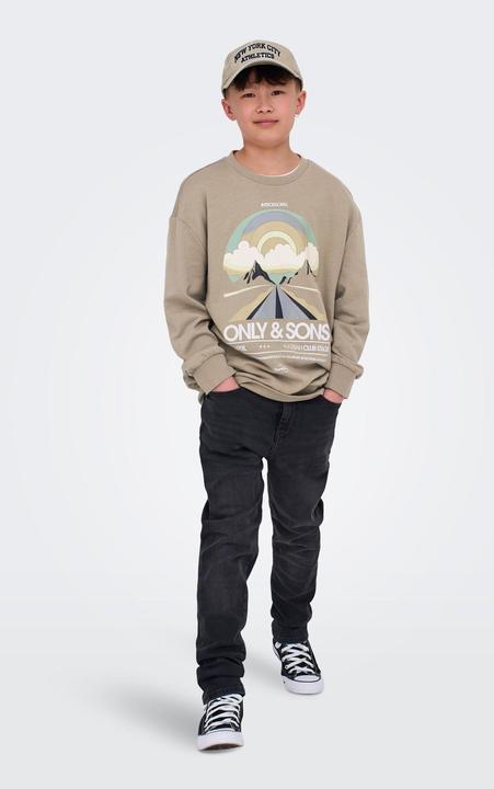 Produktbild Only & Sons Junior OSJROAD Sweatshirt Sweatshirt (134)