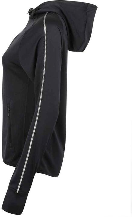 Image du produit Tombo Hoodie avec fermeture à glissière Veste à capuche avec bande réfléchissante (XS)