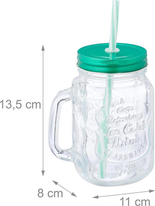 Actual product image Relaxdays 8x drinking glass (0.50 l, 1 x)