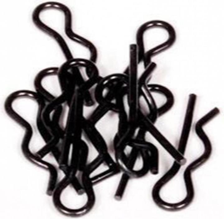 Actual product image Axial AXA1059 body clips, 6mm, black (10)
