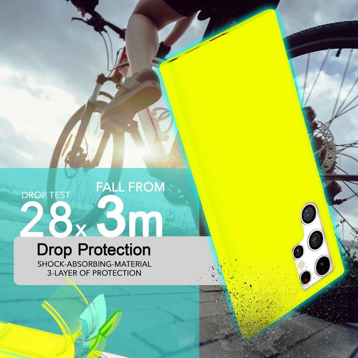 Actual product image Nalia Neon Silicone Sleeve (Samsung Galaxy S24 Ultra)