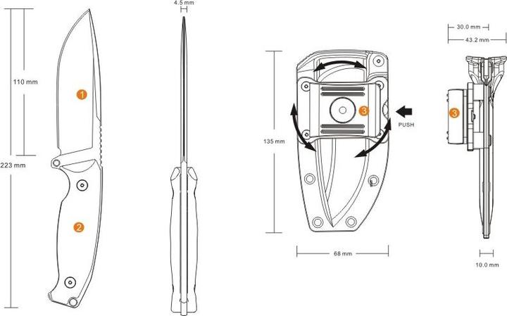 Actual product image Ruike F118-G (11 cm)
