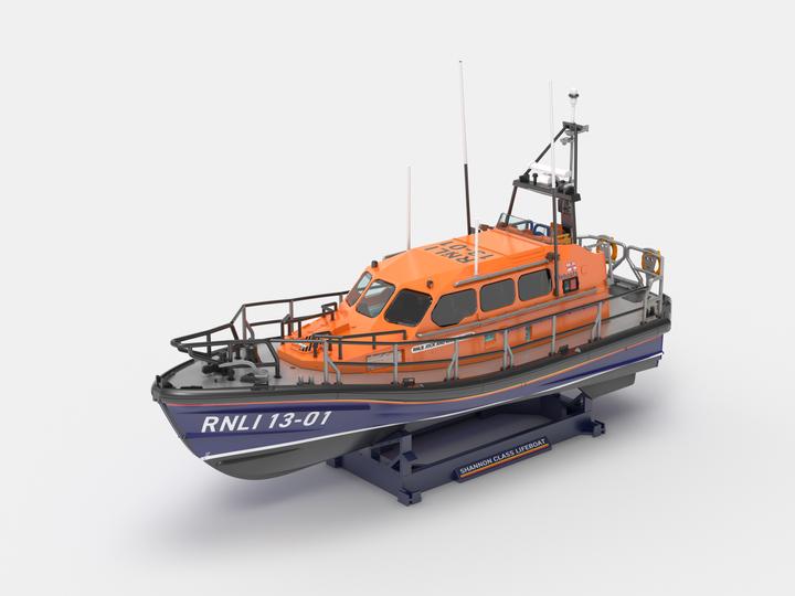 Actual product image Airfix Starter Set - RNLI Shannon Class Lifeboat