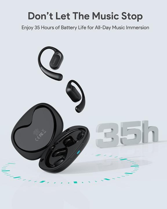 Produktbild Aukey SPORTS FIT OPEN-EAR - Earbuds (35 h, Kabellos)