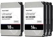 Actual product image WD Ultrastar DC HC550 SAS (16 TB, 3.5", CMR)