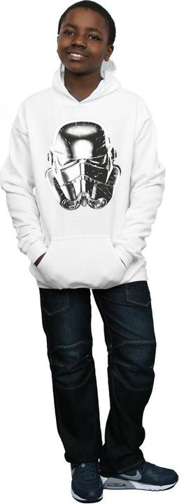 Produktbild Star Wars Stormtrooper Warp Speed Helmet Kapuzenpullover Jungen (152, 158)