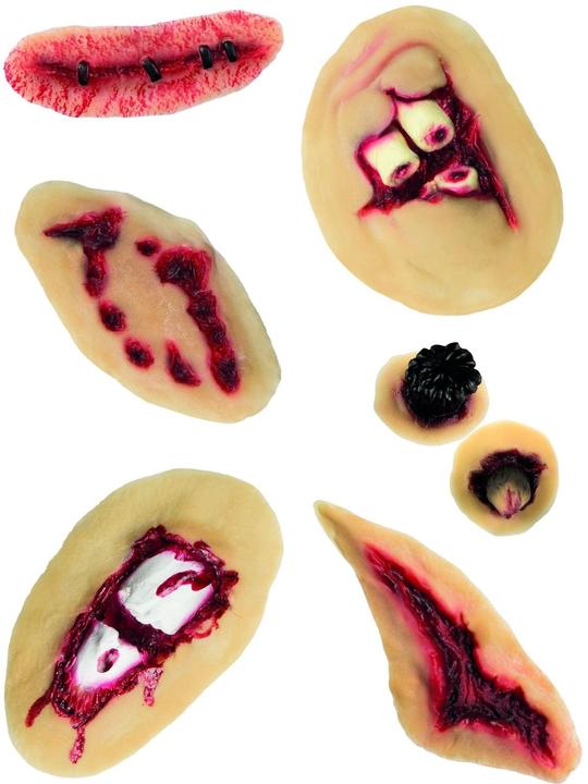 Image du produit Fasnacht Latex blessure 6-fois ass.