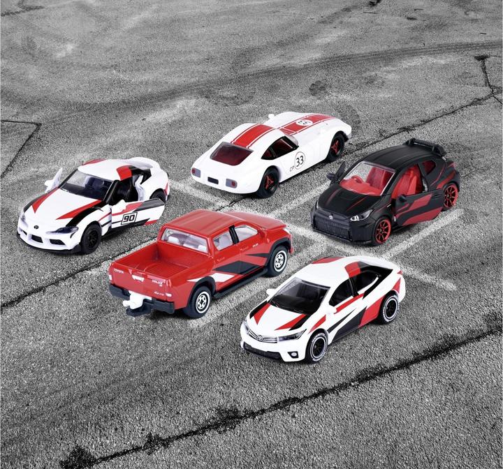 Actual product image Majorette Toyota Racing 5 Pieces Giftpack