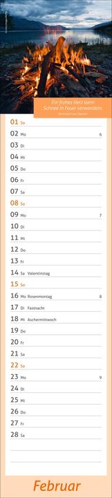 Produktbild times&moreTagevollerGlückLangplaner2026 (11 x 49 cm, Deutsch)