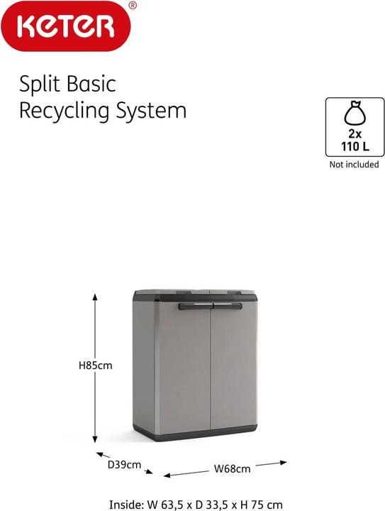 Image du produit Keter Armoire divisée (220 l)