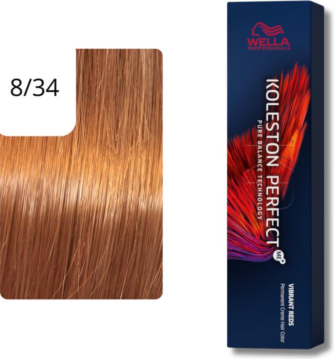 Image du produit Wella Koleston Perfect Me+ Rouge vif (8/34 blond clair blond clair-or rouge-rouge)