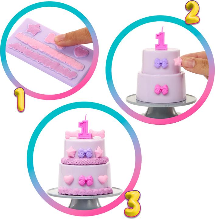 Produktbild Barbie Party Unboxed Haustier Geburtstag Serie - lila Kleid