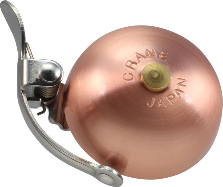 Image du produit Crane Sonnette Mini Suzu - Fixation au guidon - Brushed Copper