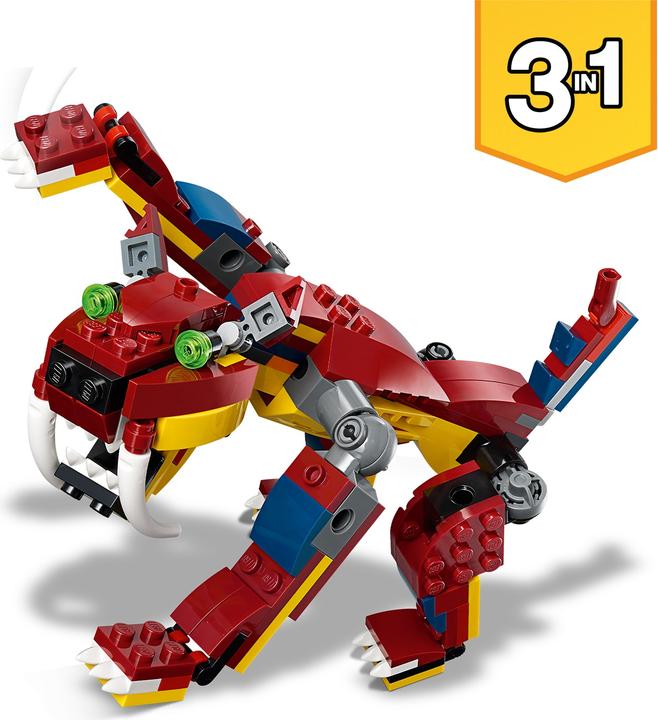 Produktbild LEGO Feuerdrache (31102, LEGO Creator 3-in-1)