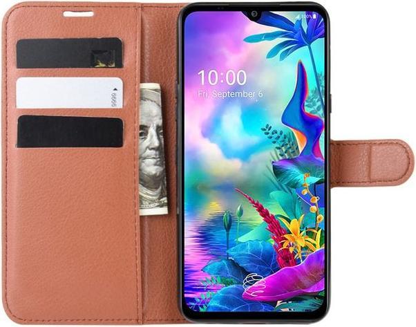 Produktbild MU Classic Litchi Leder Bookcover Series (LG G8X ThinQ)