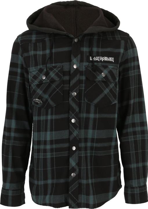 Brandit Iron Maiden Checkshirt Sweathood Eddy - 192207