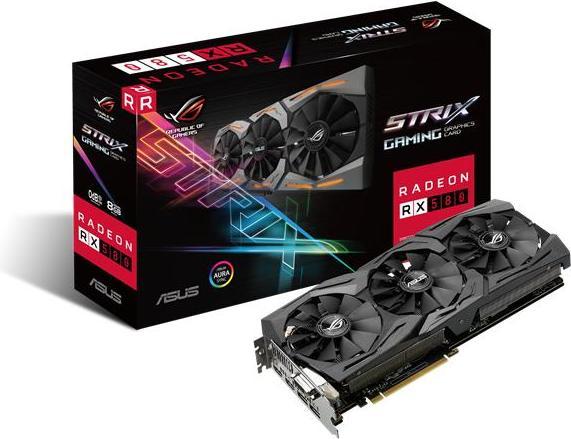 Produktbild ASUS Radeon ROG STRIX RX 580 8G GAMING (8 GB)