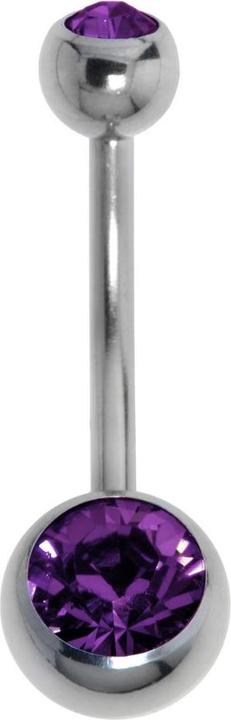 Bijouteria Bauchpiercing (Edelstahl, Zirkonia)