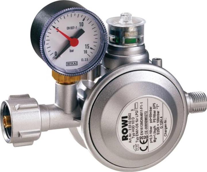Produktbild Rowi HGD1/2 Gas-Druckregler mit doppelter Überdrucksicherung