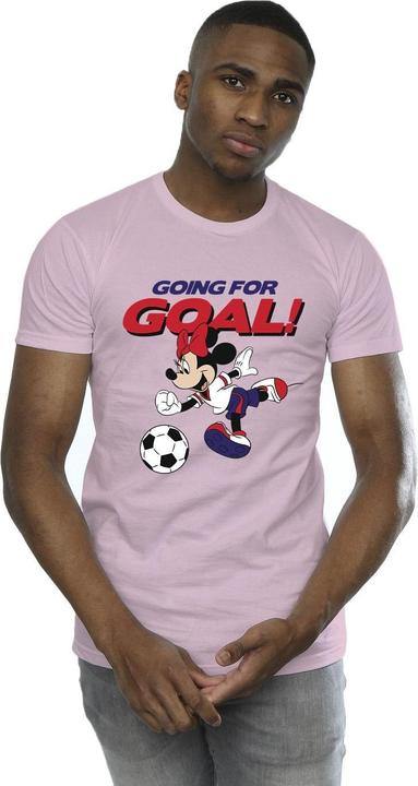 Actual product image Disney Mens Minnie Mouse Going For Goal T-Shirt (M)
