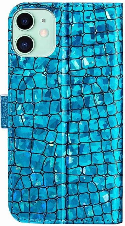 Immagine prodotto PhoneLook Cover Flip Croco Strass blu (Apple iPhone 7)