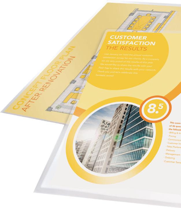 Actual product image Q-Connect Laminating films glossy (A5, 25 Piece, 80 µm)