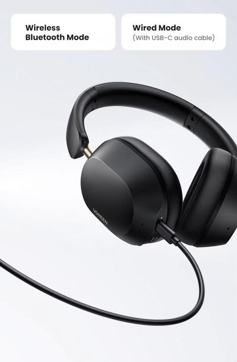 Immagine prodotto Ugreen HiTune Max 5C Cuffie senza fili, ANC ibrido, Bluetooth 5.4 (nero) (ANC, Senza fili)