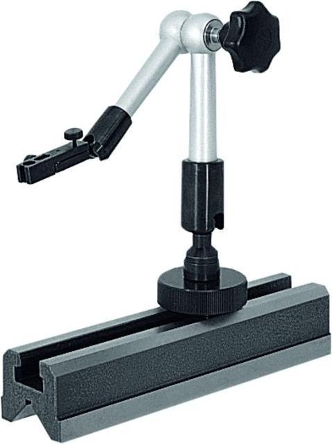 Universal measuring stand with hydraulic force clamp