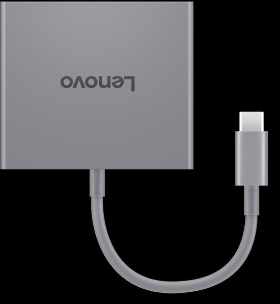 Image du produit Lenovo USB-C 4 in 1 travel hub Gen2 (P) (USB-C, 5 Ports)