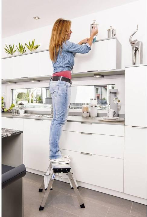 Actual product image Krause KRAU 130013 Treppy Miniltr. black (Multi-purpose ladder, 55 cm)