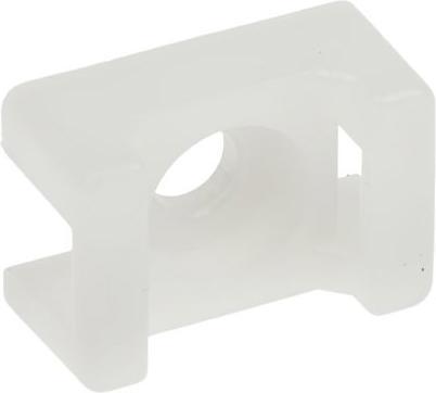 Actual product image Rs Pro White nylon cable tie clamp,M3 4.8mm (Plastic cable ties, 15 mm, 250 pcs.)